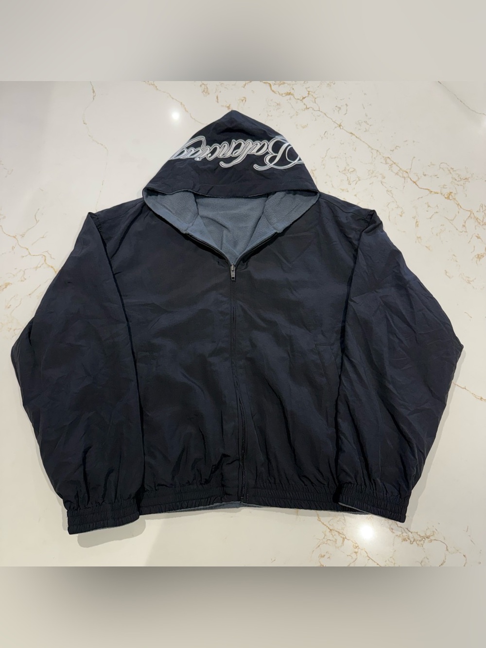 Balenciaga Cursive Reversible Tracksuit Jacket Medium